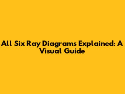 All Six Ray Diagrams Explained: A Visual Guide